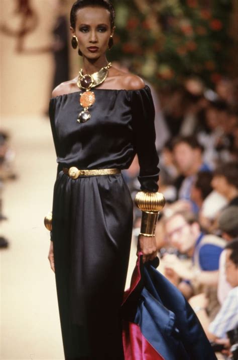 iman yves saint laurent|iman saint vogue.